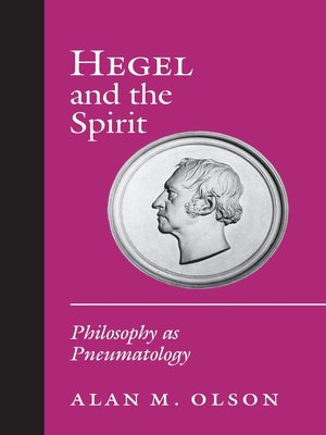 cover image of Hegel and the Spirit